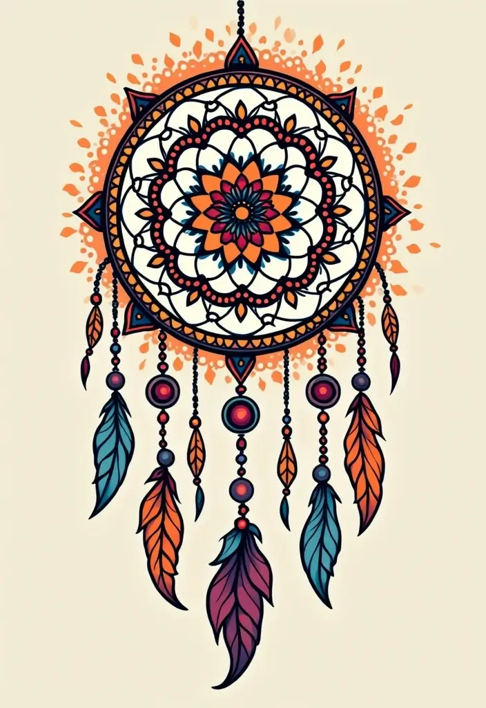 50 Dream Catcher Tattoo Meaning Ideas with Deep Symbolism 32 50 Dream Catcher Tattoo Meaning Ideas with Deep Symbolism - 32. Celebrating Diversity