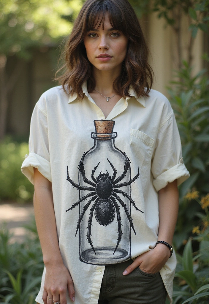 50 Spider Tattoo Designs with Meaning and Bold Styles 32 50 Spider Tattoo Designs with Meaning and Bold Styles - 32. Spider in a Bottle