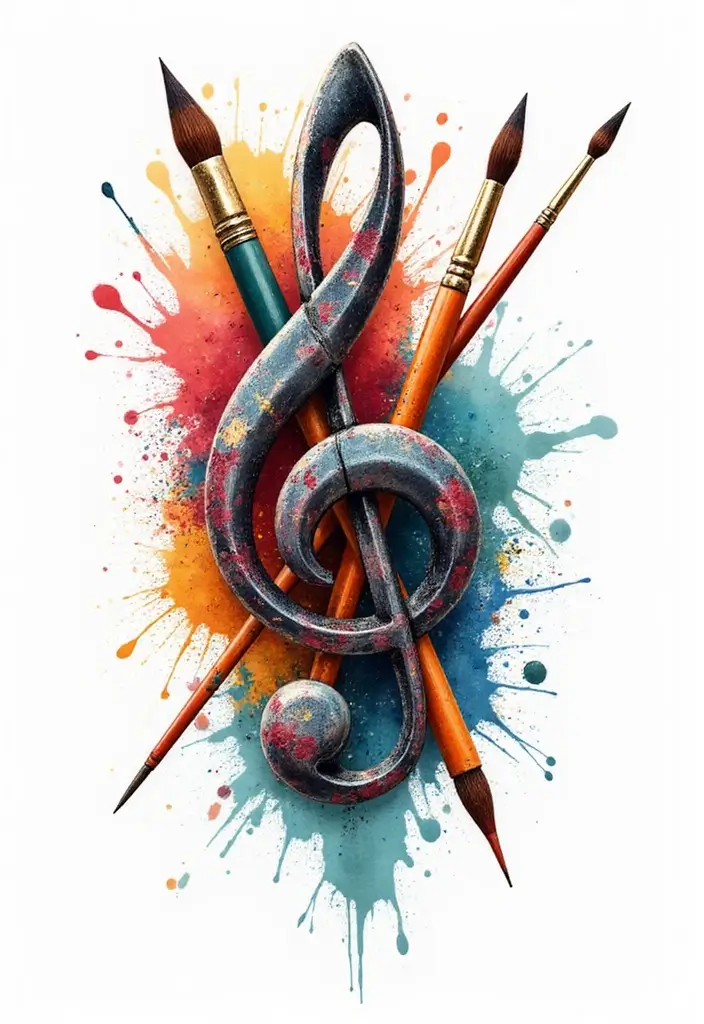 50 G59 Tattoo Ideas and Symbolism You Should Know 33 50 G59 Tattoo Ideas and Symbolism You Should Know - 33. Music and Art