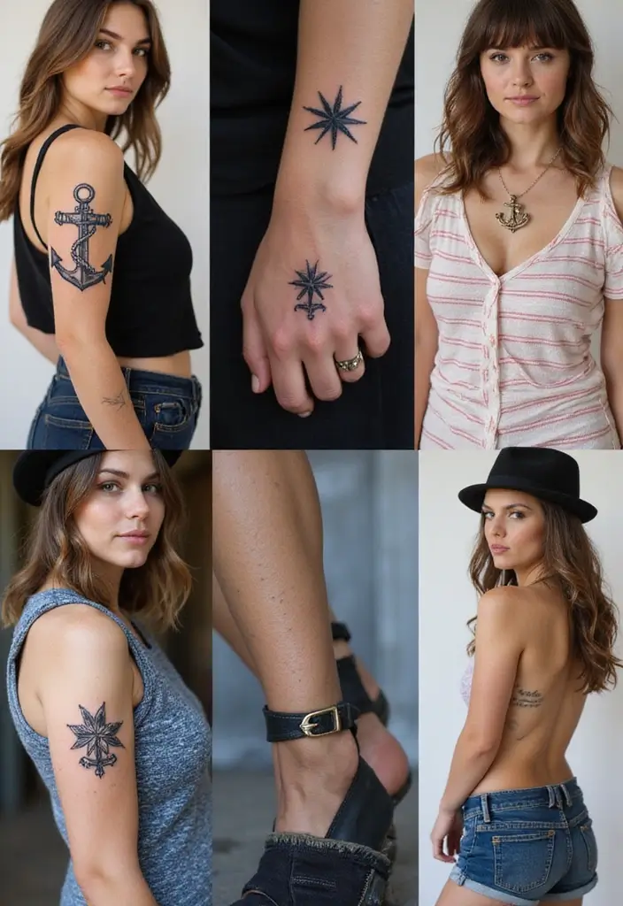 50 Nautical Star Tattoo Meaning Facts and Inspirations 33 50 Nautical Star Tattoo Meaning Facts and Inspirations - 33. Nautical Star in Fashion