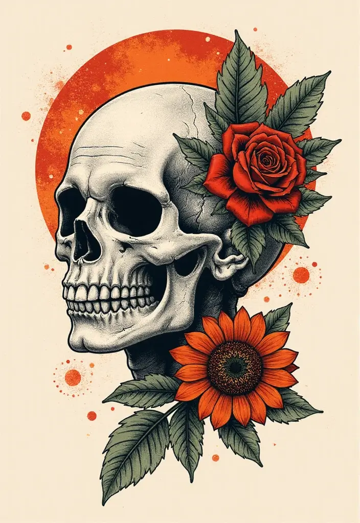 50 Shrunken Head Tattoo Designs for Bold and Edgy Styles - 35. Vintage Tattoos