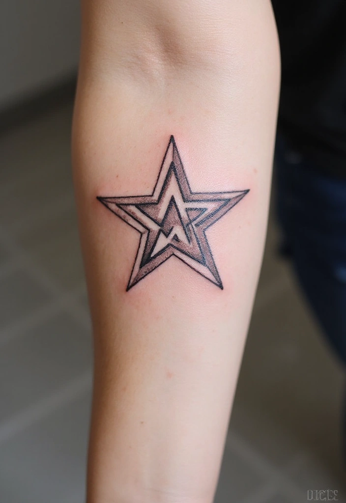 50 Star Tattoo Meaning Ideas and Symbolism Explained! - 35. Star Tattoos with a Personal Twist