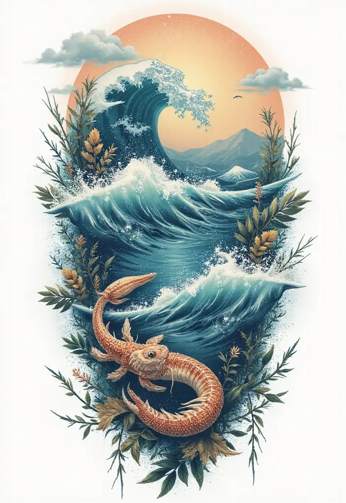 50 G59 Tattoo Ideas and Symbolism You Should Know 36 50 G59 Tattoo Ideas and Symbolism You Should Know - 36. Oceanic Themes