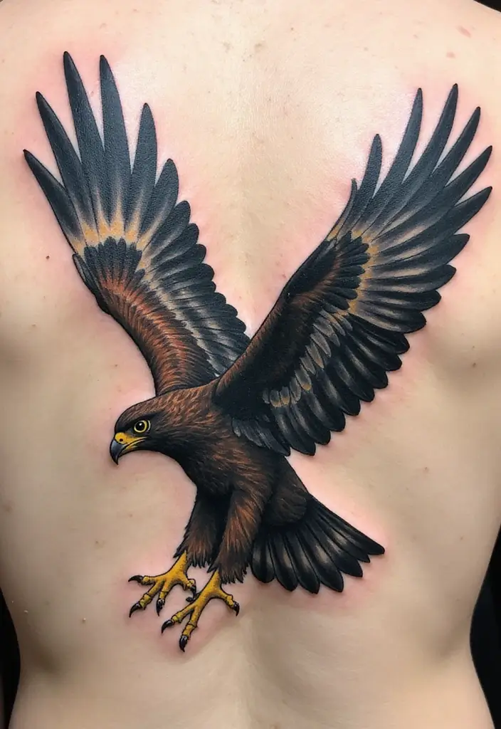 50 Hawk Tattoo Meaning Designs and Symbolism You Should Know 36 50 Hawk Tattoo Meaning Designs and Symbolism You Should Know - 36. The Emblem of Friendship