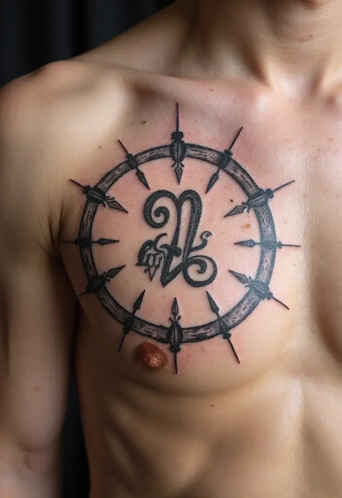 50 Best Chest Tattoo Ideas for Men and Women in 2025 37 50 Best Chest Tattoo Ideas for Men and Women in 2025 - 37. Zodiac Signs