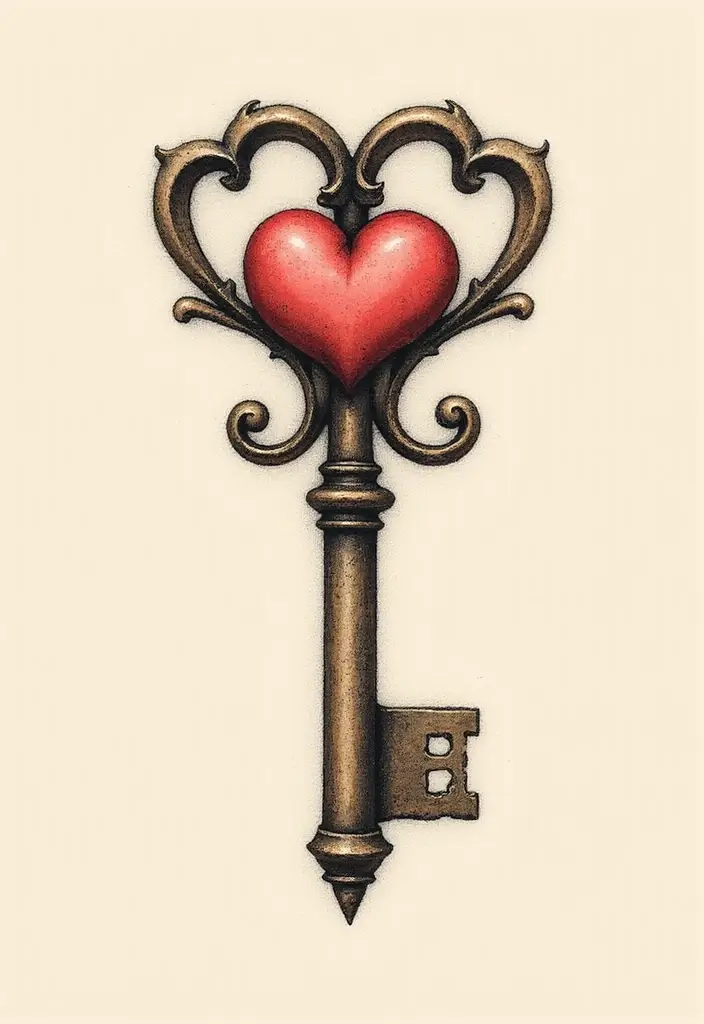 50 Family Tattoo Ideas to Celebrate Love and Connection 37 50 Family Tattoo Ideas to Celebrate Love and Connection - 37. Key Tattoos