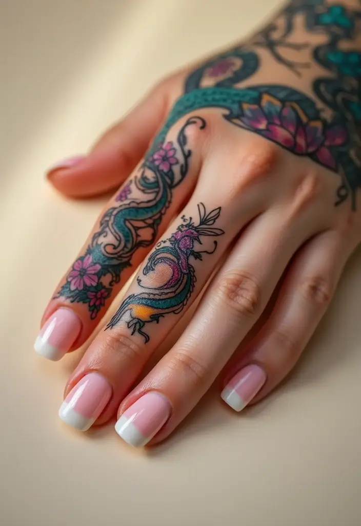 50 Beautiful Hand Tattoos for Women with Unique Design Ideas 39 50 Beautiful Hand Tattoos for Women with Unique Design Ideas - 39. Folklore and Mythology