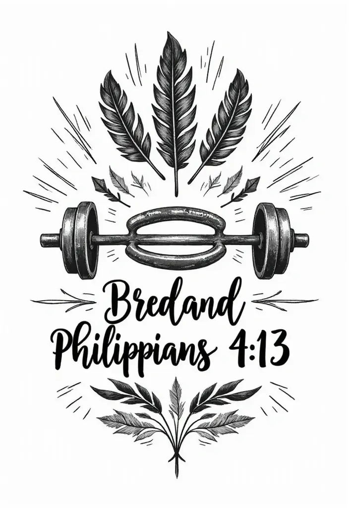 50 Beautiful Bible Verse Tattoo Ideas for Faith and Inspiration 3 50 Beautiful Bible Verse Tattoo Ideas for Faith and Inspiration - 3. Philippians 4:13 - 'I can do all things through Christ'
