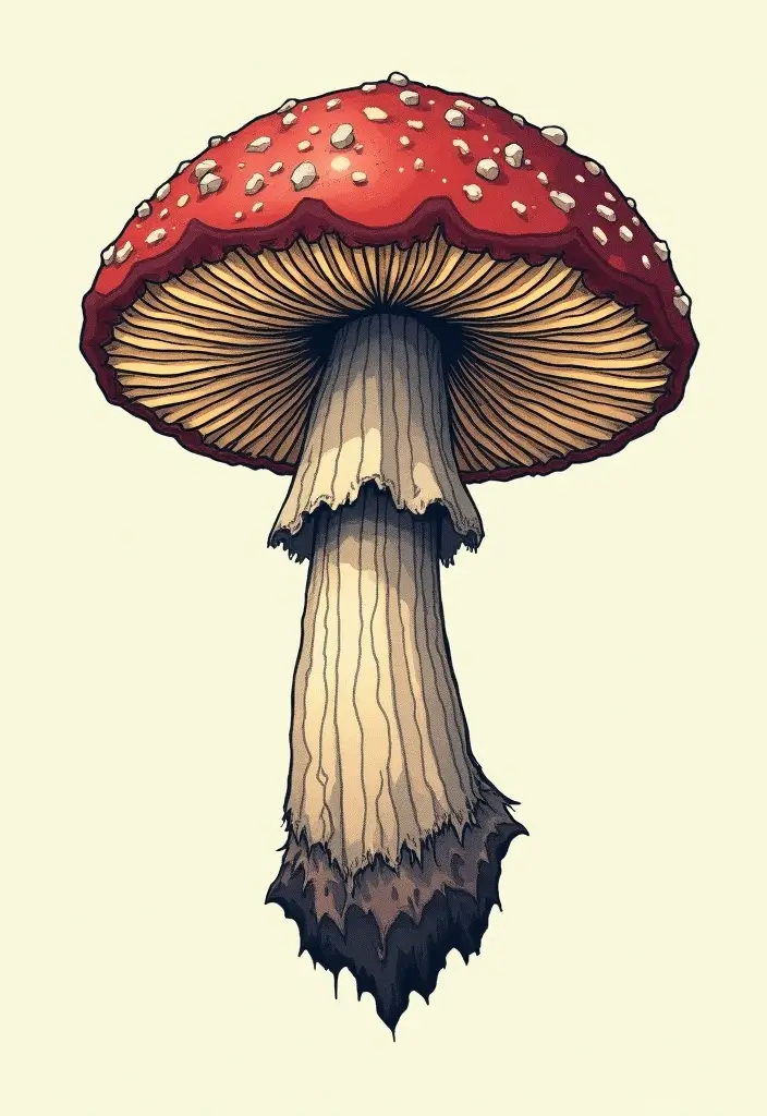 50 Unique Mushroom Tattoo Ideas That'll Leave You Inspired and Curious About Their Symbolism! 3 50 Unique Mushroom Tattoo Ideas That'll Leave You Inspired and Curious About Their Symbolism! - 3. Geometric Mushroom Patterns