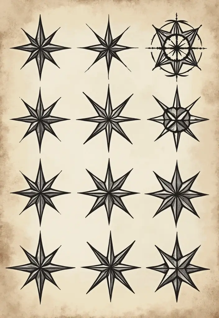 50 Nautical Star Tattoo Meaning Facts and Inspirations 3 50 Nautical Star Tattoo Meaning Facts and Inspirations - 3. Unique Variations