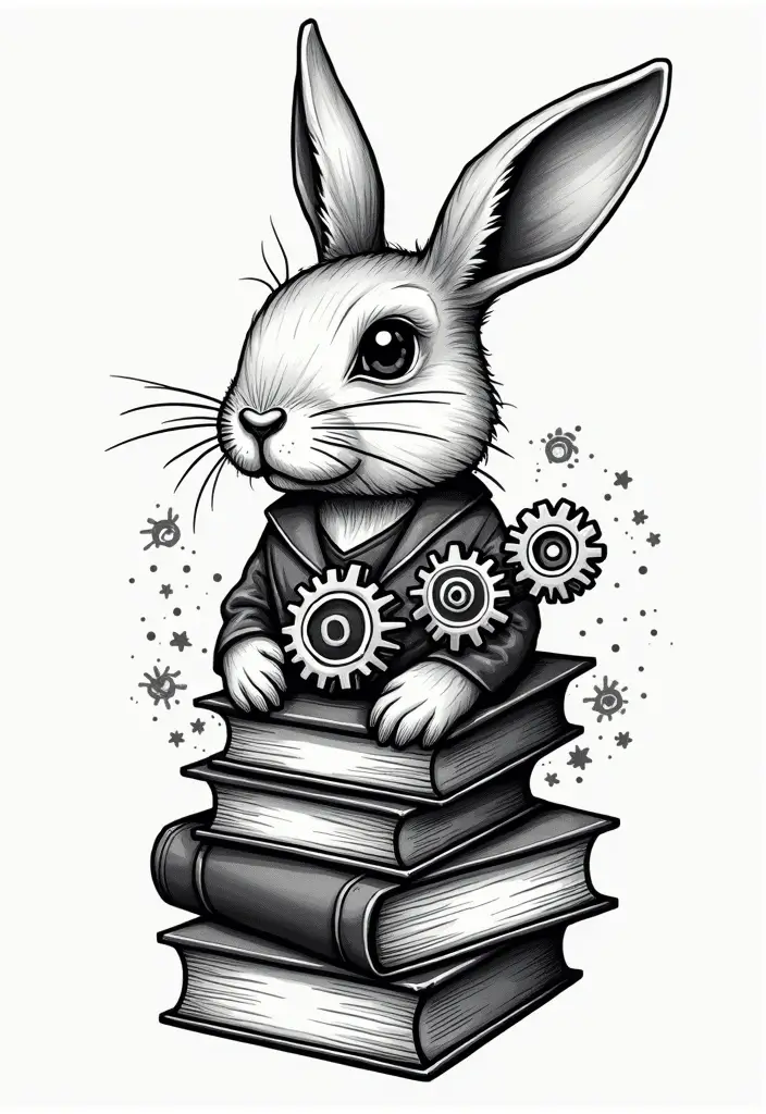 50 Rabbit Tattoo Meaning Inspirations and Cultural Symbolism - 3. Cleverness and Wit