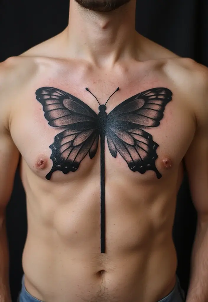 50 Black Flag Tattoo Meaning Inspirations and Symbolism 40 50 Black Flag Tattoo Meaning Inspirations and Symbolism - 40. A Testimony of Transformation