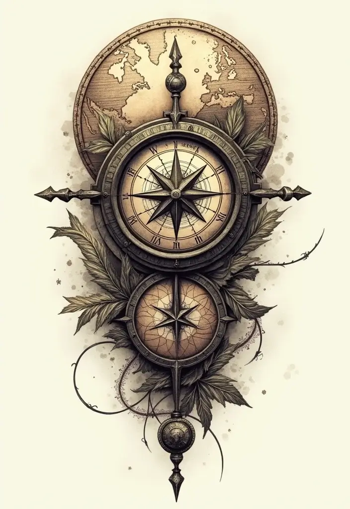 50 G59 Tattoo Ideas and Symbolism You Should Know 41 50 G59 Tattoo Ideas and Symbolism You Should Know - 41. Travel and Adventure Themes