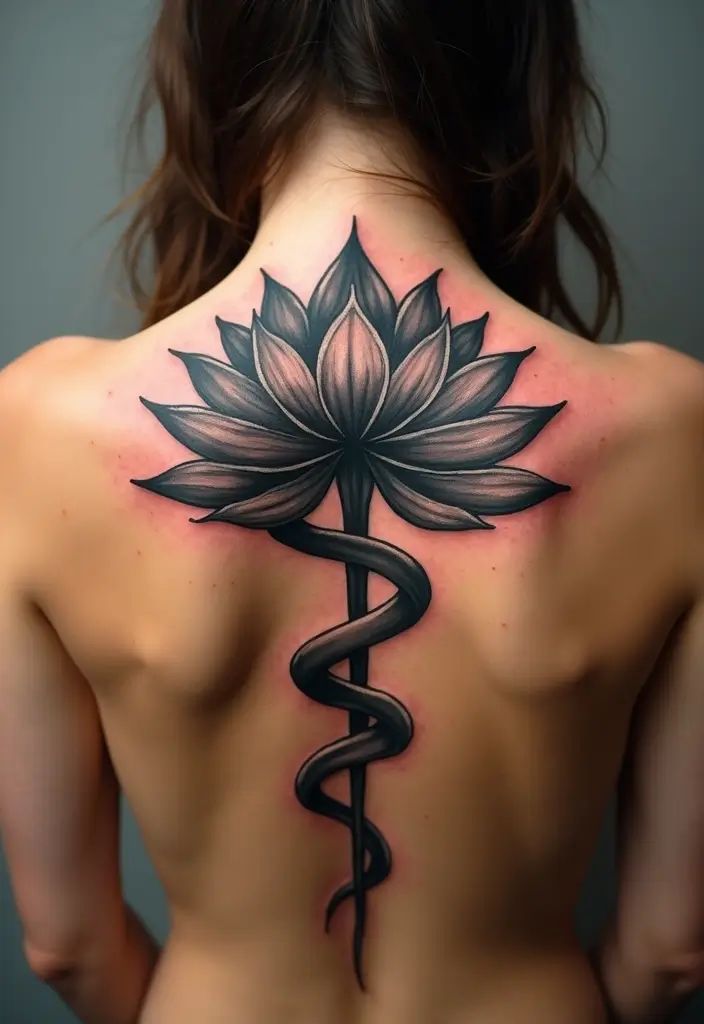50 Black Flag Tattoo Meaning Inspirations and Symbolism 44 50 Black Flag Tattoo Meaning Inspirations and Symbolism - 44. The Journey of Healing