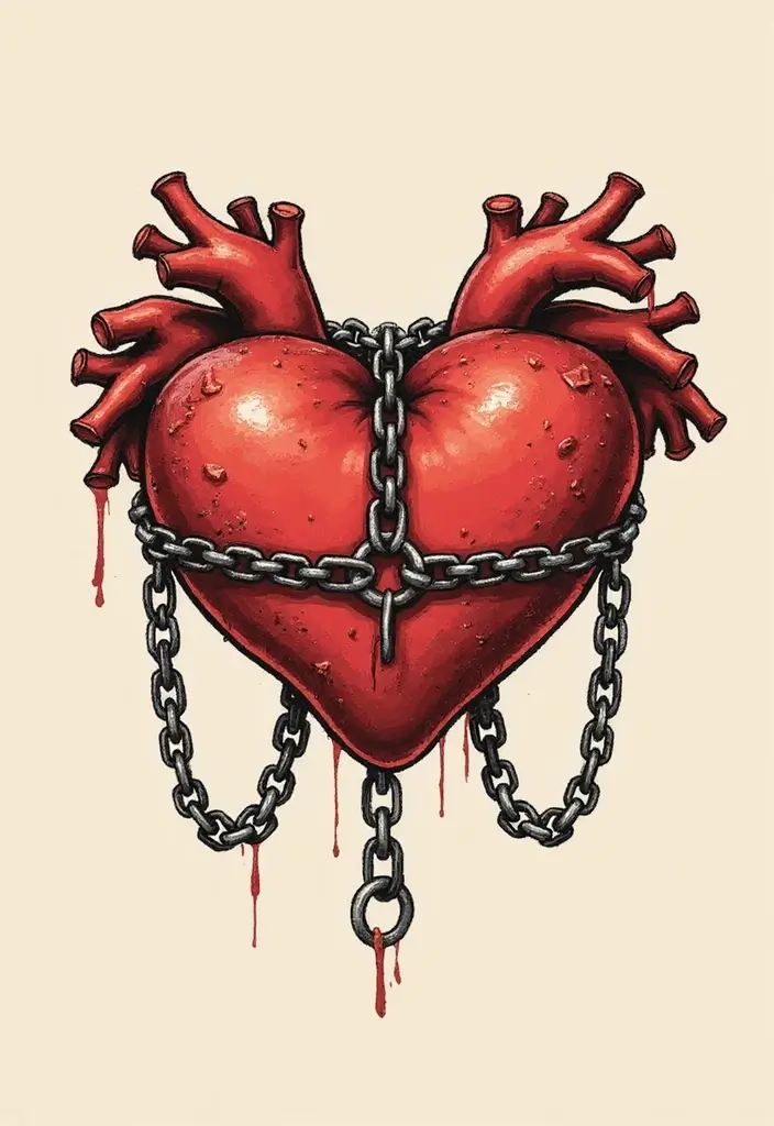 50 Family Tattoo Ideas to Celebrate Love and Connection 44 50 Family Tattoo Ideas to Celebrate Love and Connection - 44. Chained Hearts Tattoos