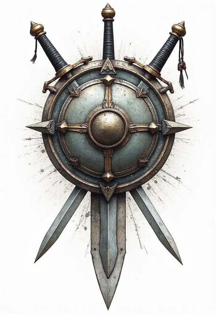 50 God of War Tattoo Ideas for True Fans of the Game - 44. The Mark of the Warrior