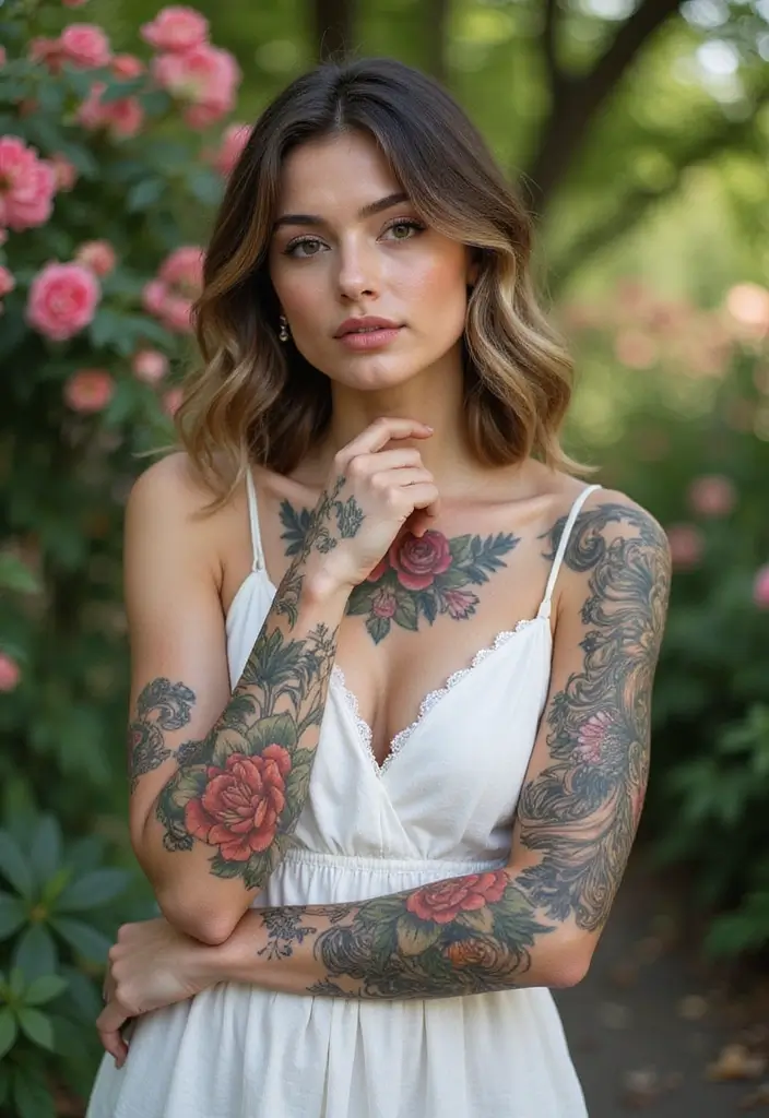 50 Beautiful Hand Tattoos for Women with Unique Design Ideas 44 50 Beautiful Hand Tattoos for Women with Unique Design Ideas - 44. Traditional Floral Patterns