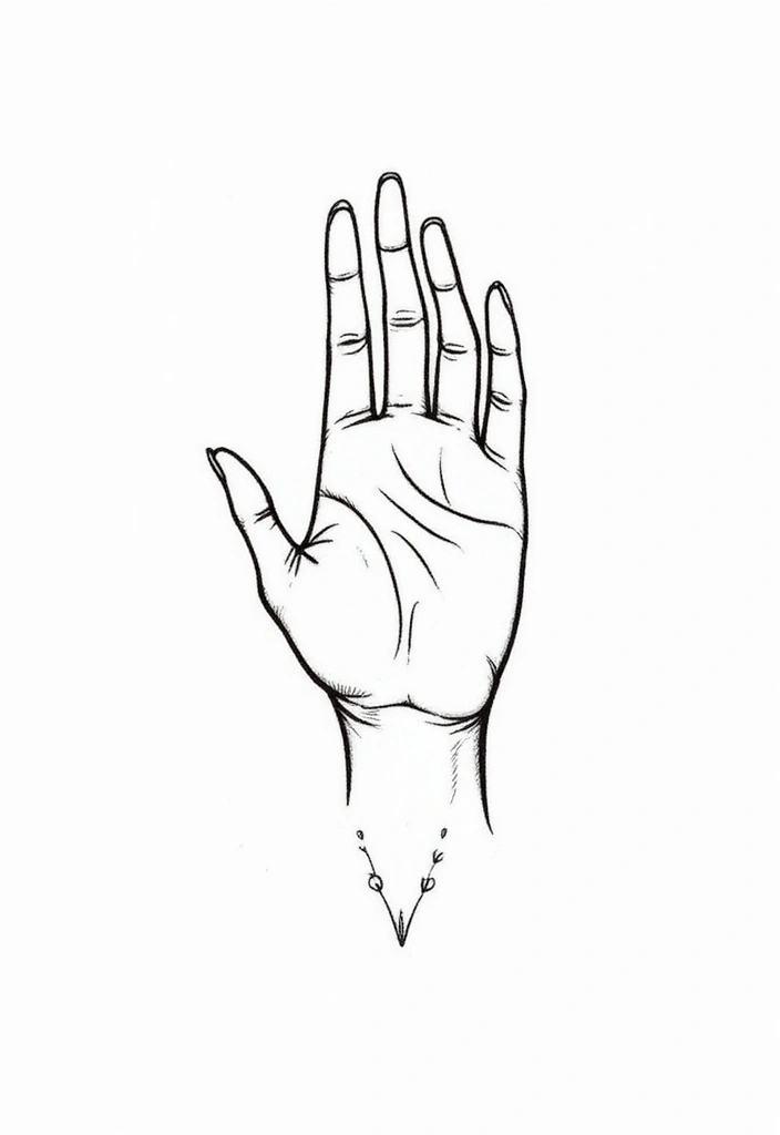 50 Line Art Custom Tattoos for Minimalist and Creative Designs 47 50 Line Art Custom Tattoos for Minimalist and Creative Designs - 47. Minimalist Hands and Gestures