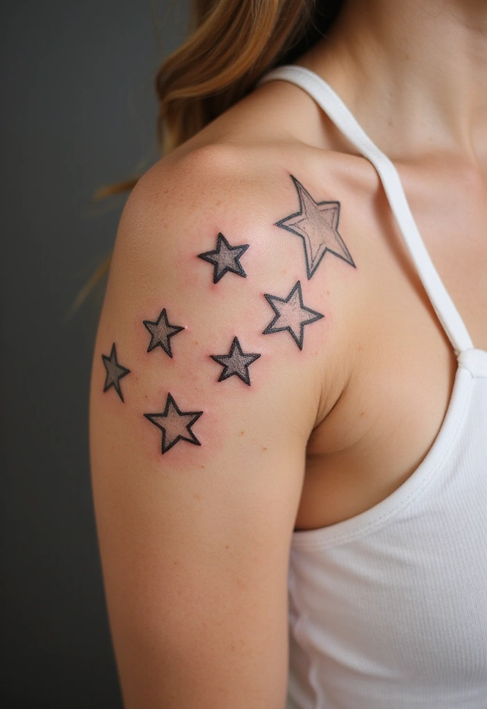 50 Star Tattoo Meaning Ideas and Symbolism Explained! - 47. Star Tattoos Representing Family