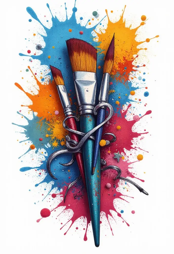 50 G59 Tattoo Ideas and Symbolism You Should Know 48 50 G59 Tattoo Ideas and Symbolism You Should Know - 48. Expressing Creativity