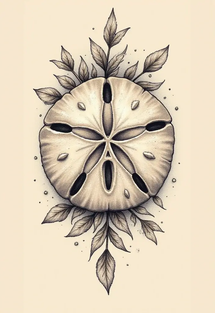 50 Family Tattoo Ideas to Celebrate Love and Connection 49 50 Family Tattoo Ideas to Celebrate Love and Connection - 49. Sand Dollar Tattoos