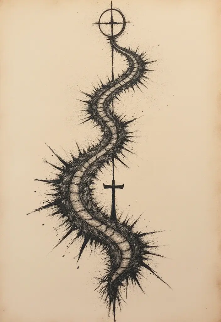 50 G59 Tattoo Ideas and Symbolism You Should Know 49 50 G59 Tattoo Ideas and Symbolism You Should Know - 49. Life's Journey