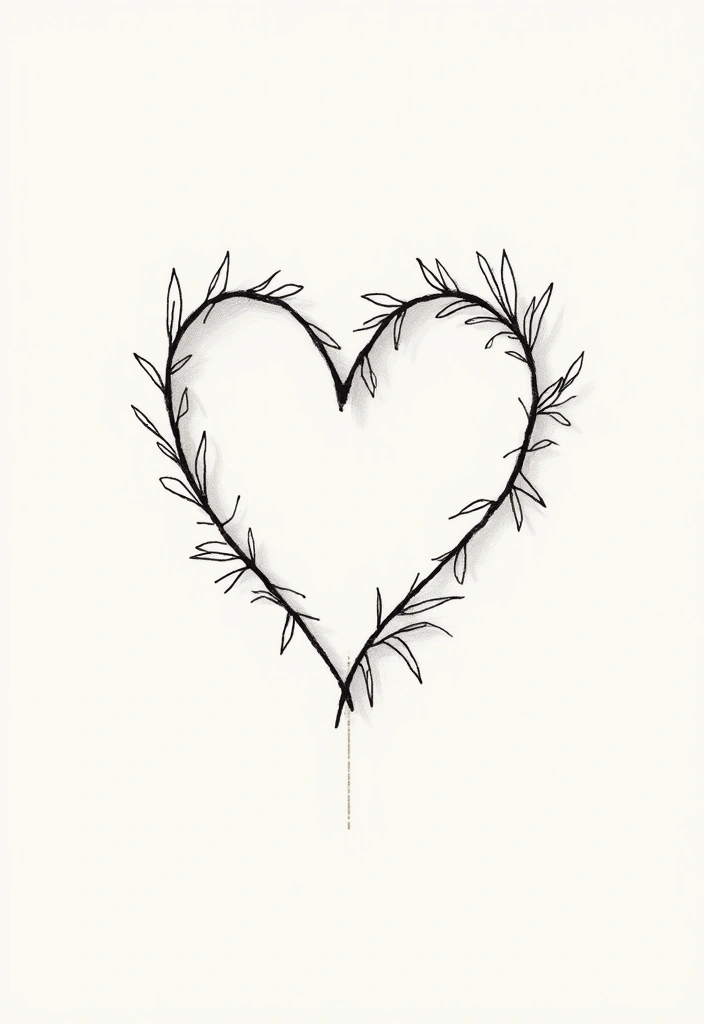 50 Line Art Custom Tattoos for Minimalist and Creative Designs 49 50 Line Art Custom Tattoos for Minimalist and Creative Designs - 49. Minimalist Hearts