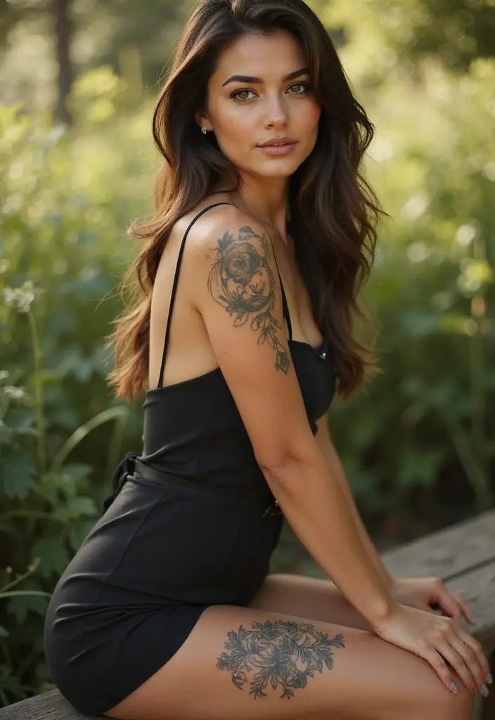 50 Above the Knee Tattoo Ideas with Unique Placement Designs 50 50 Above the Knee Tattoo Ideas with Unique Placement Designs - 50. Celebrate You