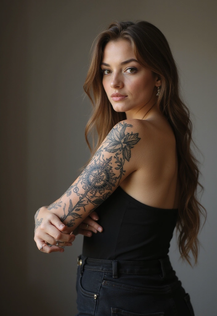 50 Compass Tattoo Meaning Ideas and Symbolic Designs - 50. The Compass of Legacy