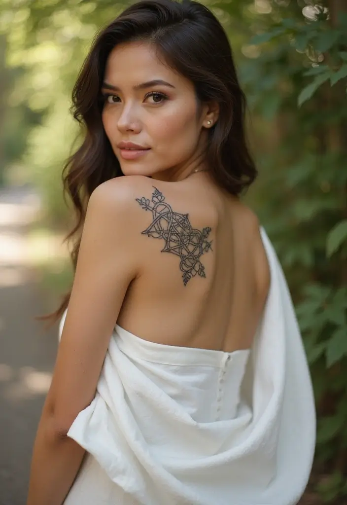 50 Front Shoulder Tattoos for Females That Are Stylish and Bold 50 50 Front Shoulder Tattoos for Females That Are Stylish and Bold - 50. Tattoos of Unity