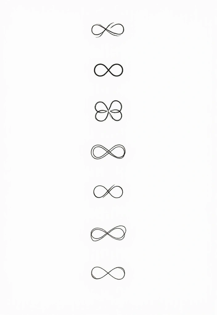 50 Line Art Custom Tattoos for Minimalist and Creative Designs 50 50 Line Art Custom Tattoos for Minimalist and Creative Designs - 50. Simple Infinity Symbols