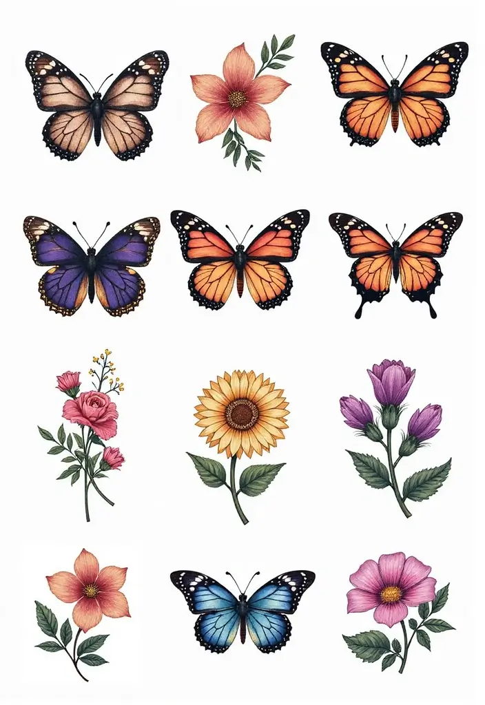 50 Half Butterfly Half Flower Tattoo Designs and Inspirations - Conclusion