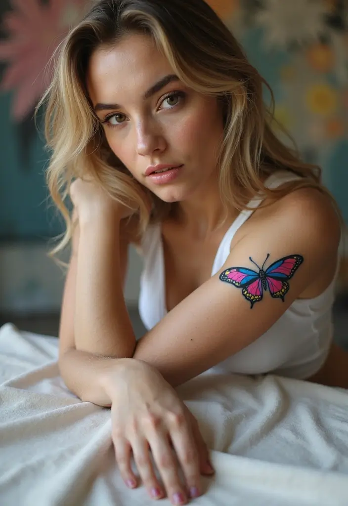 50 Beautiful Butterfly Hand Tattoos for Women: Creative Designs to Inspire Your Next Body Art 6 50 Beautiful Butterfly Hand Tattoos for Women: Creative Designs to Inspire Your Next Body Art - 6. Abstract Butterfly Artwork