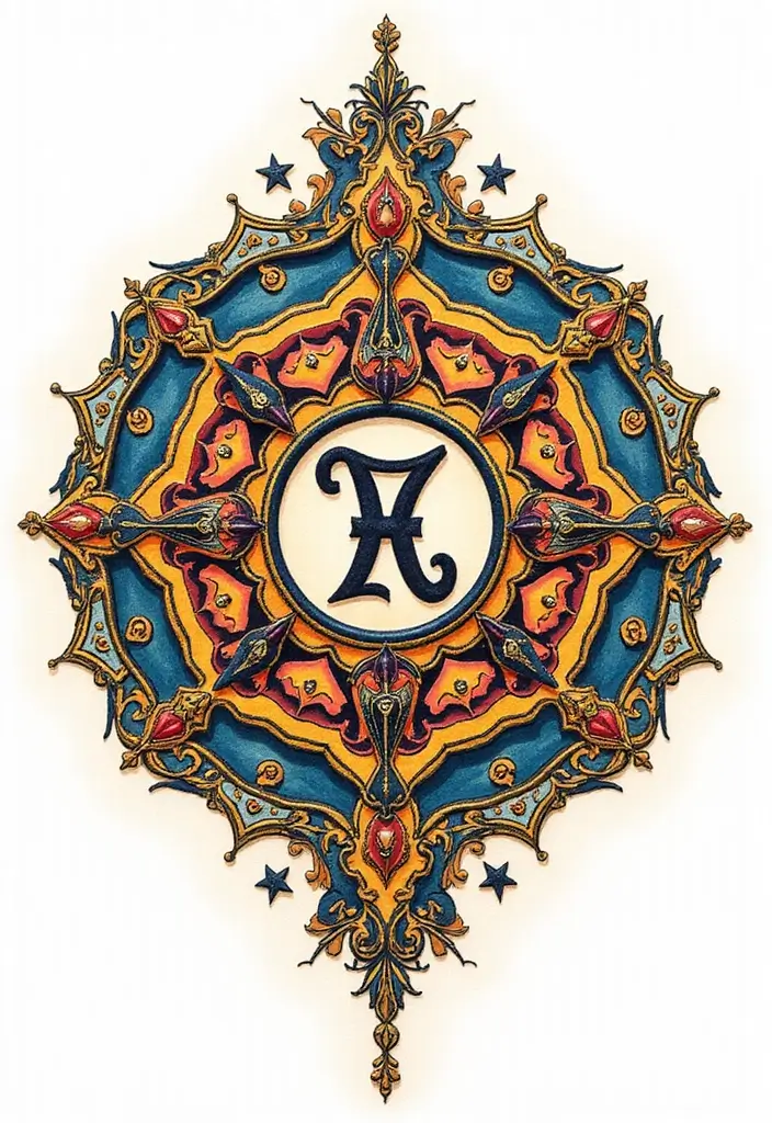 30 Aquarius Tattoos with Zodiac Symbolism and Style 5 30 Aquarius Tattoos with Zodiac Symbolism and Style - 5. Aquarian Mandala Tattoos