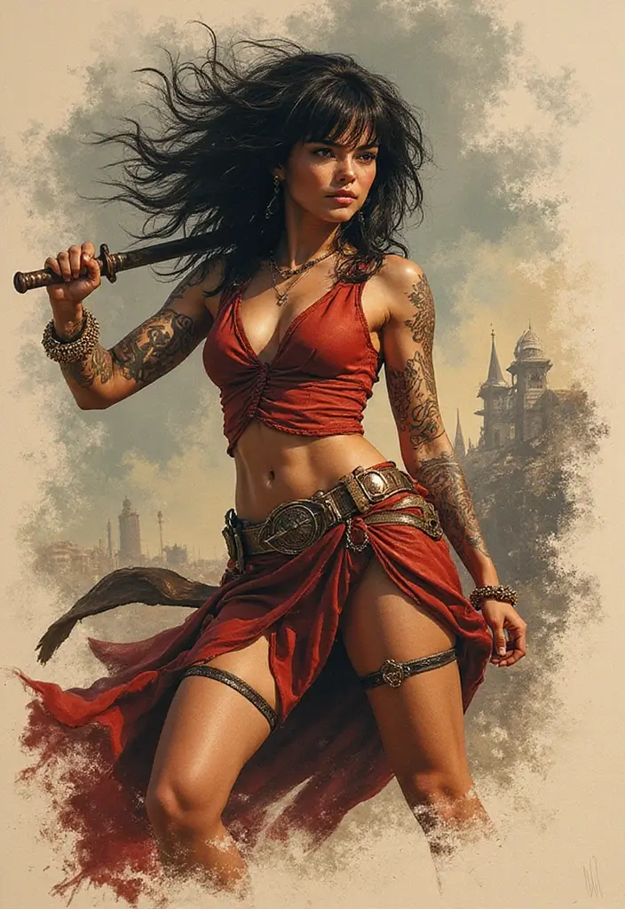 50 Berserk Tattoo Ideas Inspired by the Iconic Manga 5 50 Berserk Tattoo Ideas Inspired by the Iconic Manga - 5. Casca in Battle