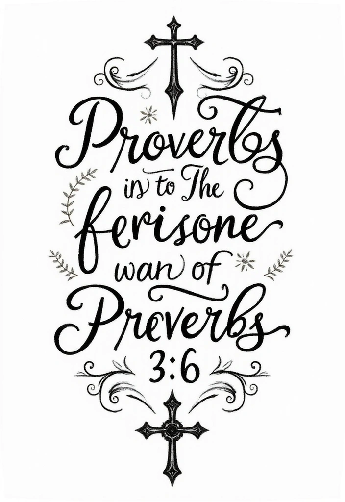 50 Beautiful Bible Verse Tattoo Ideas for Faith and Inspiration 5 50 Beautiful Bible Verse Tattoo Ideas for Faith and Inspiration - 5. Proverbs 3:5-6 - 'Trust in the Lord with all your heart'