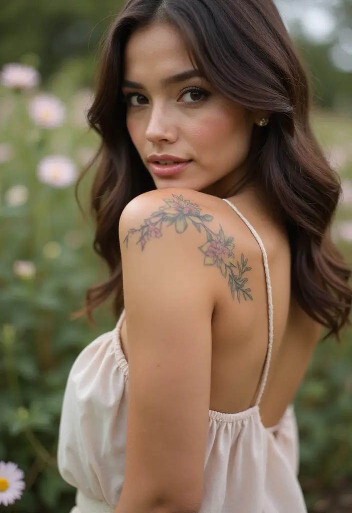 50 Front Shoulder Tattoos for Females That Are Stylish and Bold 5 50 Front Shoulder Tattoos for Females That Are Stylish and Bold - 5. Inspiring Quotes