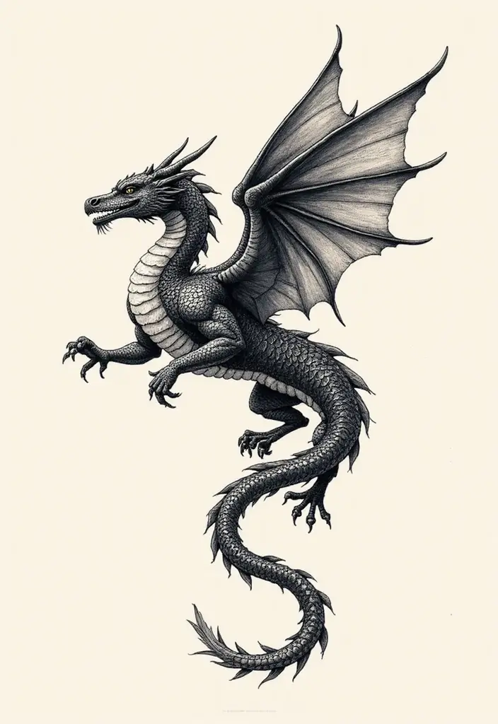 50 G59 Tattoo Ideas and Symbolism You Should Know 5 50 G59 Tattoo Ideas and Symbolism You Should Know - 5. Mythical Creatures