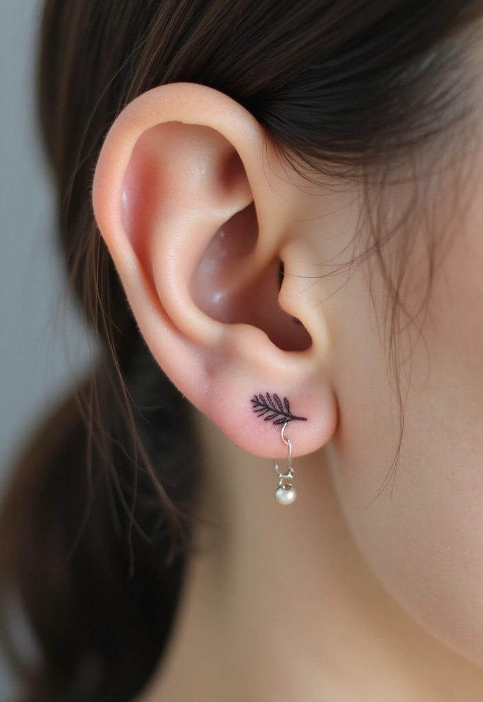 30 Oak Leaf Tattoo Designs with Nature-Inspired Symbolism - 5. Tiny Oak Leaf Tattoo
