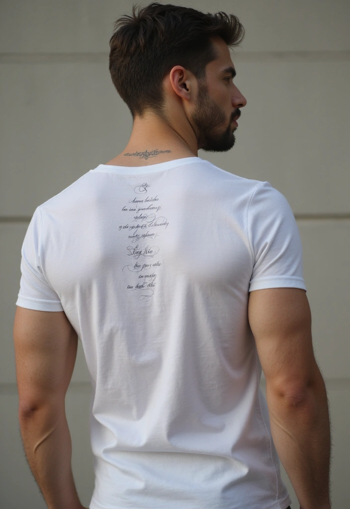 30 Back Tattoo Ideas for Men with Bold and Powerful Designs 6 30 Back Tattoo Ideas for Men with Bold and Powerful Designs - 6. Simple Quotes