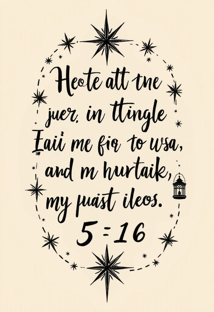50 Beautiful Bible Verse Tattoo Ideas for Faith and Inspiration 6 50 Beautiful Bible Verse Tattoo Ideas for Faith and Inspiration - 6. Matthew 5:16 - 'Let your light shine'