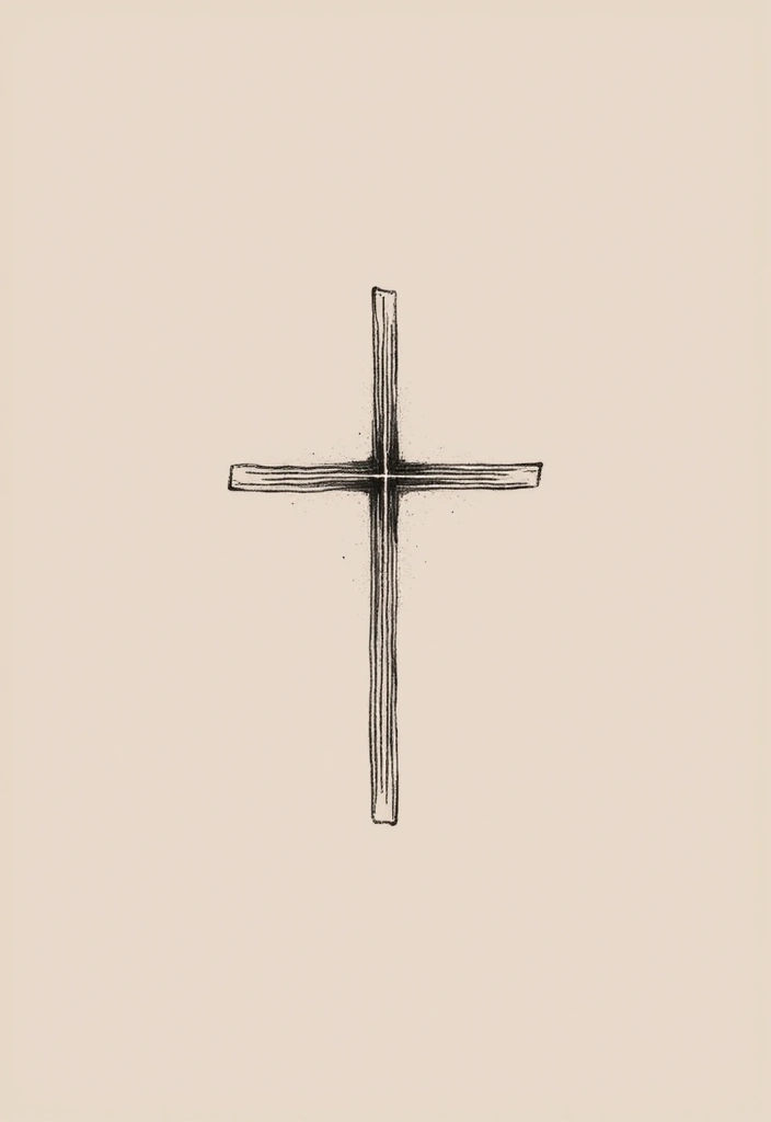 50 Cross Tattoo Meaning Inspirations and Symbolism Explained - 6. The Minimalist Cross: Simplicity and Style