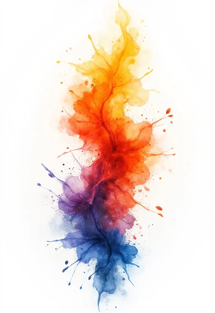 30 Fire Tattoos with Bold and Striking Designs 6 30 Fire Tattoos with Bold and Striking Designs - 6. Watercolor Fire: A Splash of Color