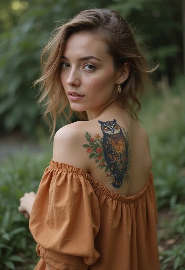 50 Front Shoulder Tattoos for Females That Are Stylish and Bold 6 50 Front Shoulder Tattoos for Females That Are Stylish and Bold - 6. Animal Symbols