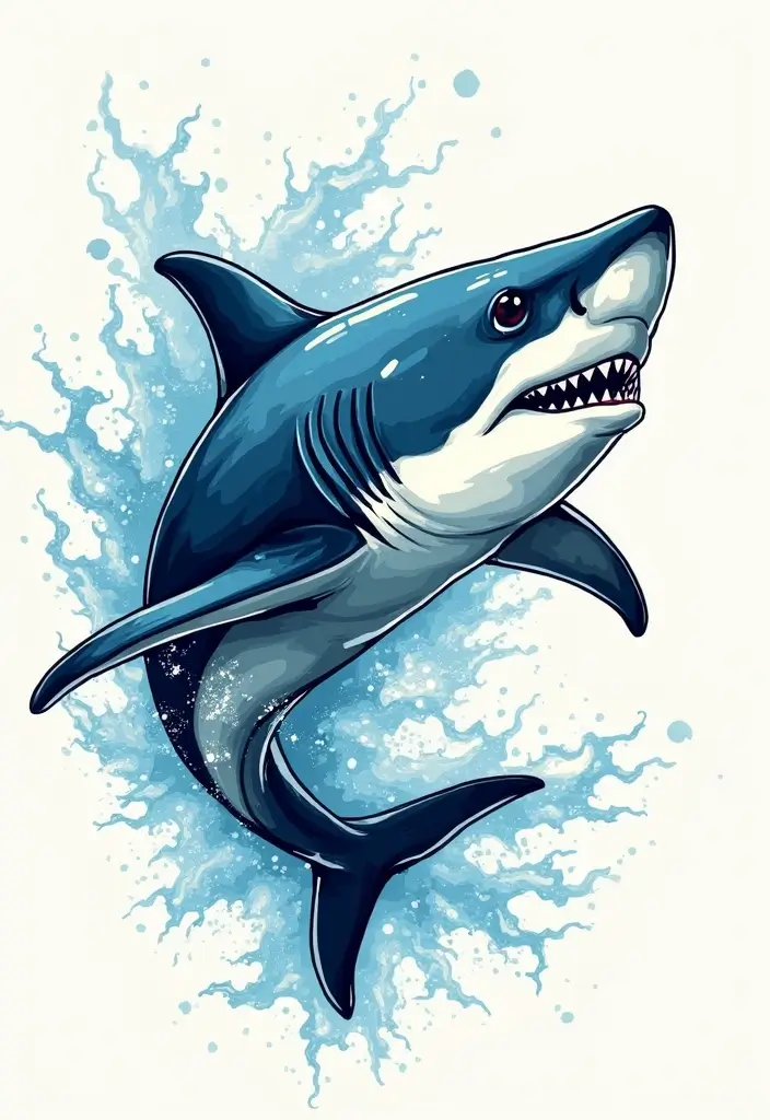 30 Shark Tattoo Designs and Their Powerful Symbolism 6 30 Shark Tattoo Designs and Their Powerful Symbolism - 6. The Resilient Mako Shark