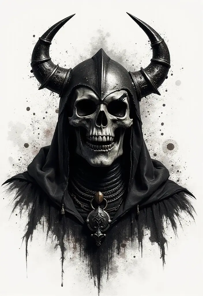 50 Berserk Tattoo Ideas Inspired by the Iconic Manga 7 50 Berserk Tattoo Ideas Inspired by the Iconic Manga - 7. Skull Knight Silhouette