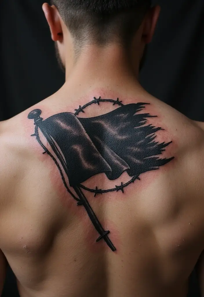 50 Black Flag Tattoo Meaning Inspirations and Symbolism 7 50 Black Flag Tattoo Meaning Inspirations and Symbolism - 7. Connection to Anarchy