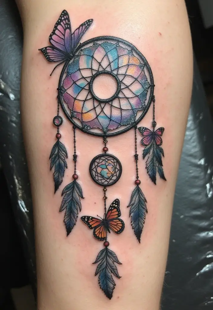50 Dream Catcher Tattoo Meaning Ideas with Deep Symbolism 7 50 Dream Catcher Tattoo Meaning Ideas with Deep Symbolism - 7. Embracing Change