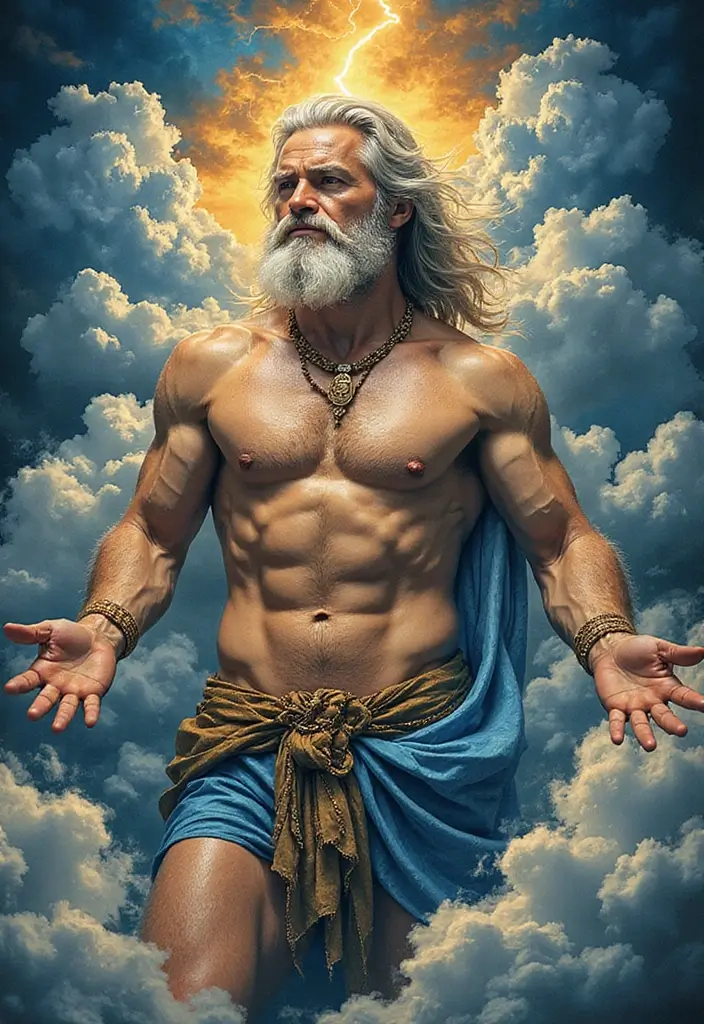 30 Zeus Tattoo Meanings and Design Inspirations - 7. The Power of Nature