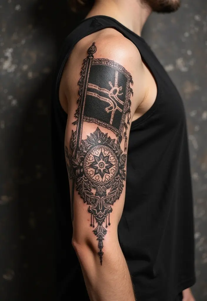 50 Black Flag Tattoo Meaning Inspirations and Symbolism 8 50 Black Flag Tattoo Meaning Inspirations and Symbolism - 8. Cultural Significance
